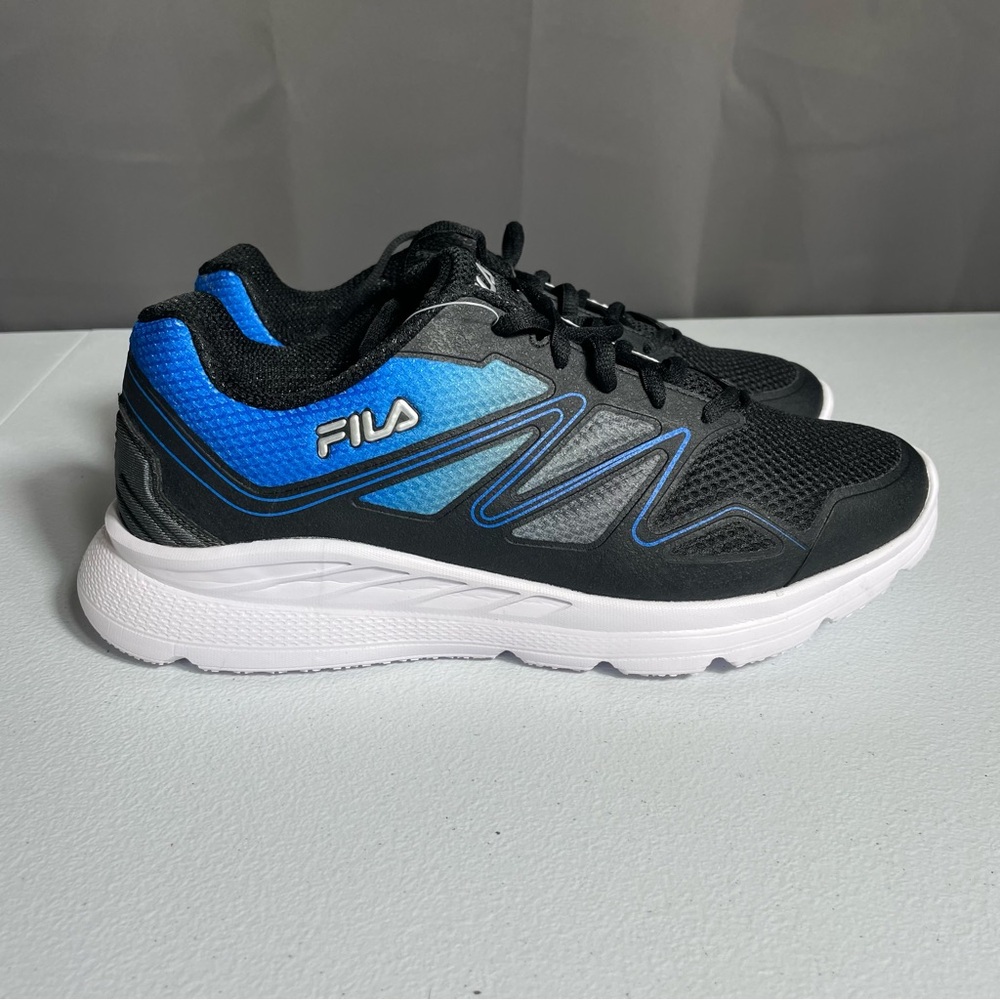 Fila Panorama Men’s Black and Blue Running Shoes Size 11 NWT Sneakers